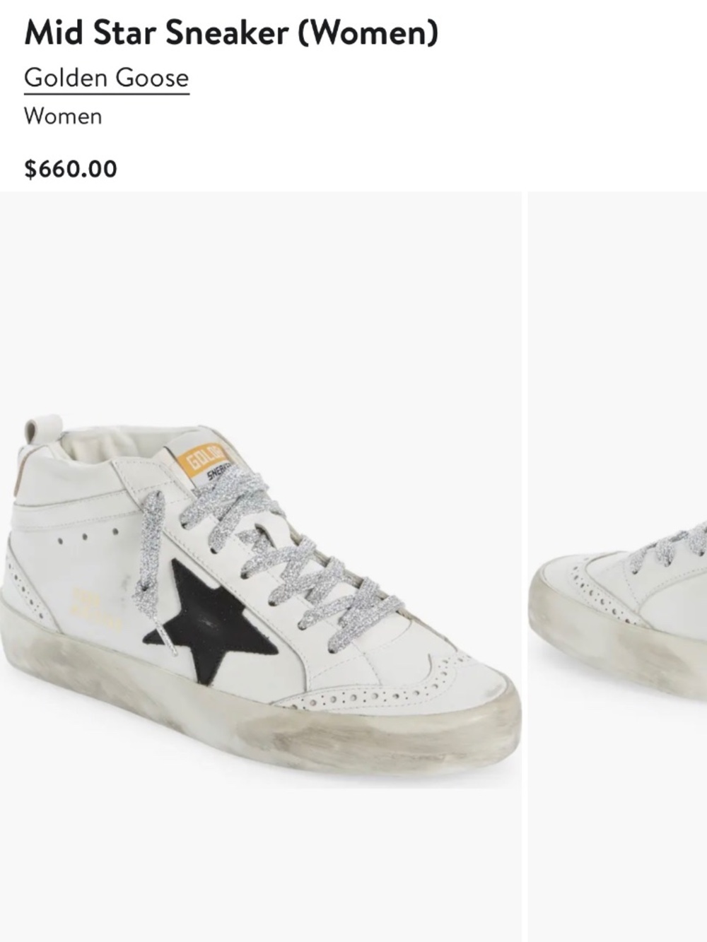 Golden Goose Mid Star leather mid top sneakers 8 - Picture 7 of 8